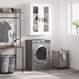 Wall Mounted Cabinet White 69.5x34x90 cm 828452