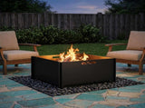 Fire Pit Black 60 x 60 x 30 cm Steel 8012590