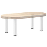 Coffee Table Legs 4 pcs White 42-44 cm Steel 4012453