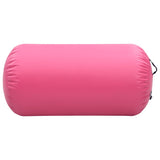 Inflatable Gymnastic Roll with Pump 120x75 cm PVC Pink 92715