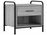 Bedside Cabinet 2 pcs Grey Sonoma 40 x 30 x 50 cm 8013501