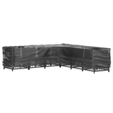 L-Shaped Garden Furniture Covers 2 pcs 20 Eyelets 300x300x70 cm 3155375