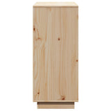 Sideboard 110.5x35x80 cm Solid Wood Pine 814354