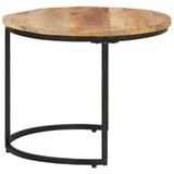 Nesting Tables 2 pcs Rough Mango Wood 337999