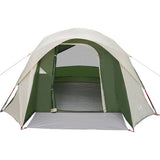 Camping Tent Cabin 4-Person Green Waterproof 4009558
