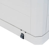 Garden Storage Box 280 L Light Grey 45686