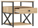 Bedside Cabinet Sonoma Oak 40x42x55 cm Engineered Wood 826075