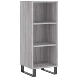 Sideboard Grey Sonoma 34.5x32.5x90 cm Engineered Wood 828762