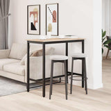 Table Natural 100 x 50 x 91 cm Engineered Wood and Steel 873780