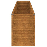 Garden Raised Bed 385x50x69 cm Corten Steel 151987