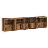 LED Sideboard Old Wood 283 x 37 x 67 cm Engineered Wood 3333113