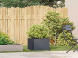 Planter Anthracite 40x40x40 cm Cold-rolled Steel 860663