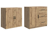 Cabinet Set 2 pcs Artisan Oak Engineered Wood 3416987