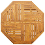 Garden Dining Set Folding 5 pcs Brown Solid Acacia Wood 3375706