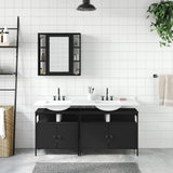 Bathroom Cabinet Set Black 3214725