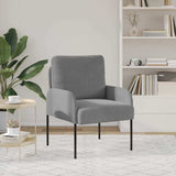 Sofas with Cushion 55cm Dark Grey Plywood 42023439