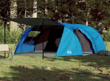 Camping Tent Tunnel 4-Person Blue Waterproof 94398