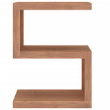 ZNTS Side Table 45x30x60 cm Solid Wood Teak 340749