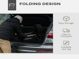 4 Wheel Rollator with Seat and Back, Folding Mobility Walker with Carry Bag, Adjustable Height, Dual T3398P344117