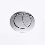 WC Ceramic Toilet Bathroom Round Toilet Bottom Water Flow White 3059888