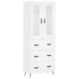 Highboard White 69,5x34x180 cm Engineered Wood 3198377
