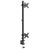 Dual Monitor Stand Black Steel VESA 75/100 mm 358000