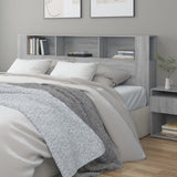 Headboard Cabinet Grey Sonoma Engineered Wood 200x18.5x104.5 817280