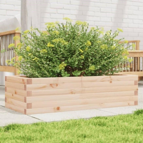 ZNTS Garden Planter 90x40x23 cm Solid Wood Pine 847223