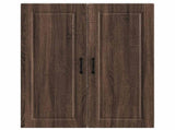 Wall Cabinet PORTO Brown Oak 80 x 31 x 100 cm Engineered Wood 885502
