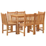7 Piece Garden Dining Set Solid Wood Teak 3157149