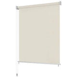 Outdoor Roller Blind 185 cm Cream 43453