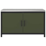Kitchen Storage HATTEM Olive Green 90 x 50 x 53 cm Steel 874999