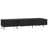 TV Cabinet with Drawer Black 147 x 34.5 x 30 cm Engineered Wood 894936