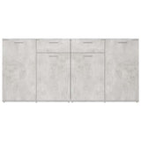 Sideboard Concrete Grey 160x36x75 cm Engineered Wood 3074931