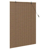 Roller Blind Brown 120 x 160 cm Bamboo 42006920