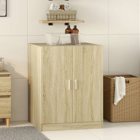 ZNTS Washing Machine Cabinet Sonoma Oak 70.5x71.5x91.5 cm 849649