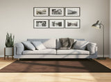 Medium Pile Soft and Washable Rug HUARTE Brown 160 x 160 cm 42022473