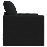 Sofa Bed Black 74 x 77 x 81 cm Fabric 4106623
