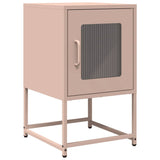 ZNTS Bedside Cabinet Pink 36x39x60.5 cm Cold-rolled Steel 853327