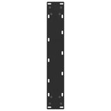 Bar Table Legs Black 2 pcs 50x cm Steel 4013352