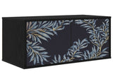 Wall-mounted TV Cabinet DOKKUM 69 x 33 x 40 cm Black Oak 8007126