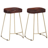 Gavin Bar Stools 2 pcs Solid Mango Wood 247833