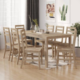 Dining Chairs 8 pcs Solid Wood Acacia 3106440