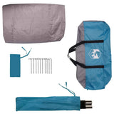 Tent with Roof with Storage Blue 268 x 240 x 191 cm Polyester 42001000