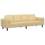 Fabric Sofa with Cushion Grey Green 208 cm Corduroy fabric 3335104