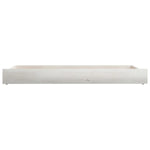 Day Bed Drawers 2 pcs White Solid Pinewood 806971