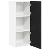 Hanging Cabinet Black Oak 40 x 31 x 100 cm Engineered Wood 884339