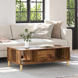 Coffee Table Old Wood 102 x 55 x 35 cm Engineered Wood 875119