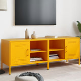 TV Cabinets 2 pcs Mustard Yellow 68x39x50.5 cm Steel 843001