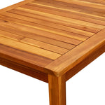 ZNTS Garden Coffee Table 110x60x45 cm Solid Acacia Wood 316401